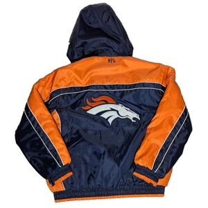 Vintage 90s Denver Broncos - Winter Puffer Jacket Size Puffer Mens Large NFL VTG